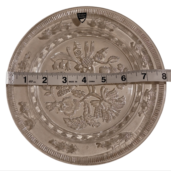 Orrefors Sweden Crystal Plate - Picture 2 of 4